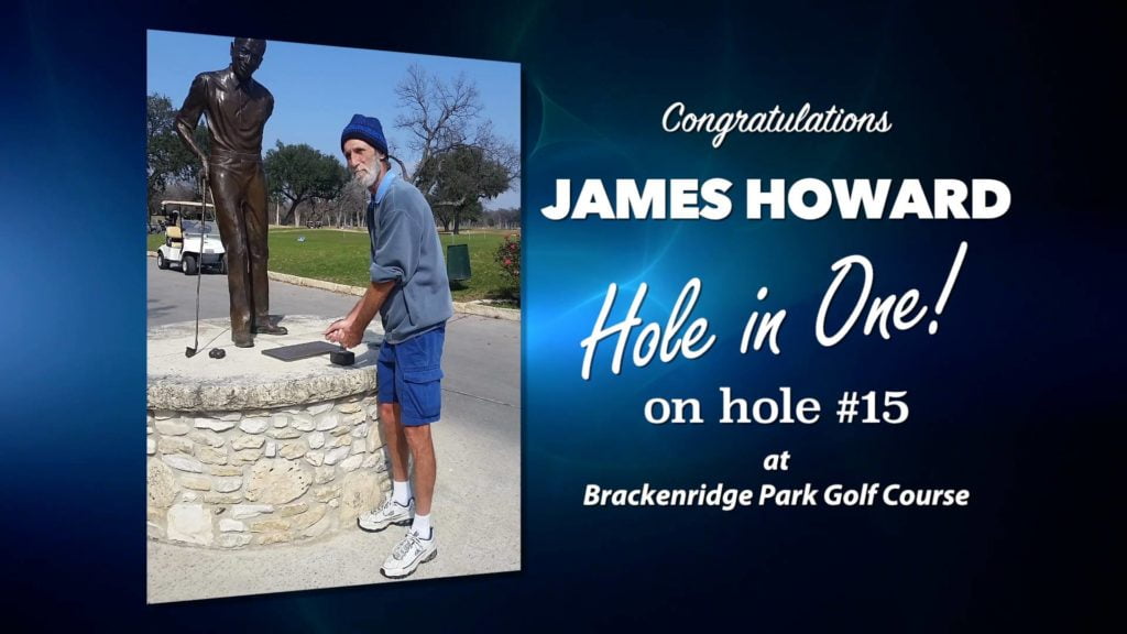 James Howard Alamo City Golf Trail Hole in One