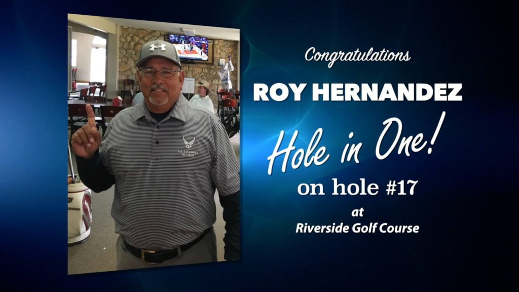 Roy Hernandez Alamo City Golf Trail Hole in One