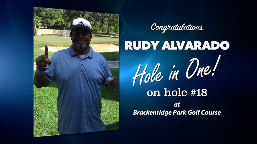 Rudy Alvarado Alamo City Golf Trail Hole in One