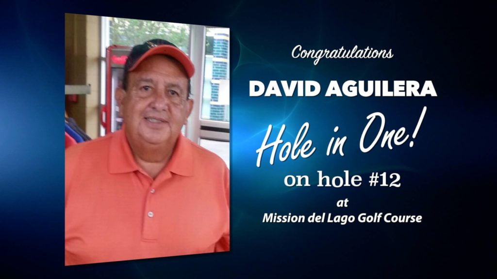David Aguilera Alamo City Golf Trail Hole in One