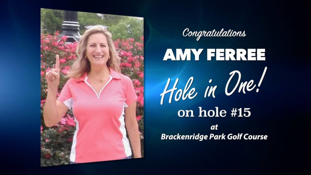 Amy Ferree Alamo City Golf Trail Hole in One