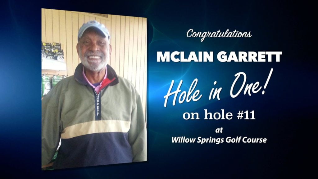 McLain Garrett Alamo City Golf Trail Hole in One