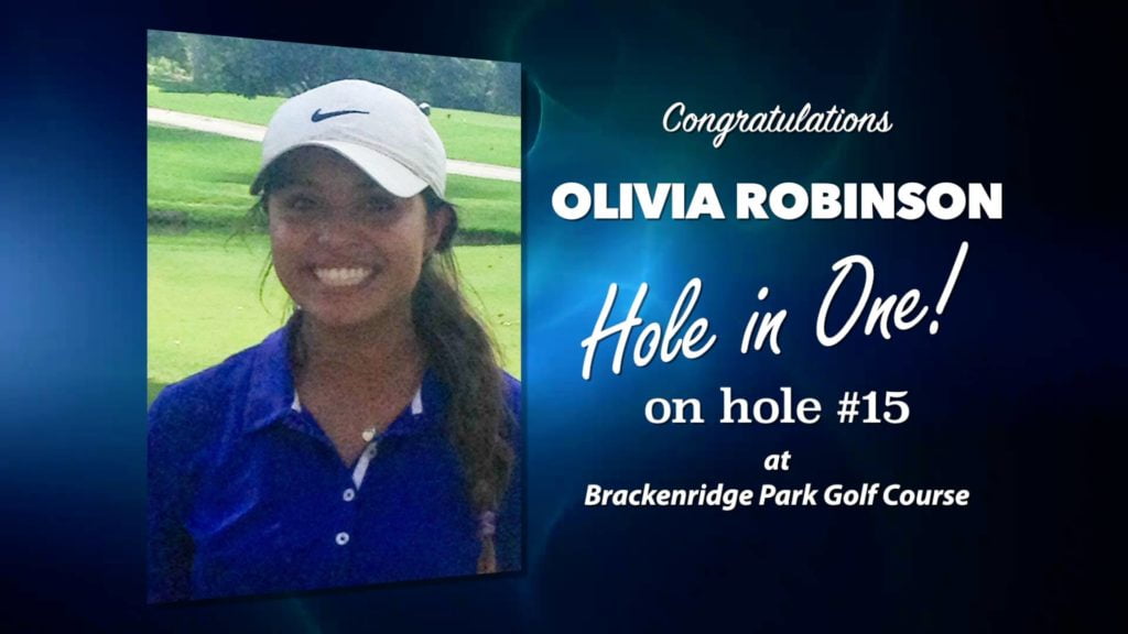 Olivia Robinson Alamo City Golf Trail Hole in One