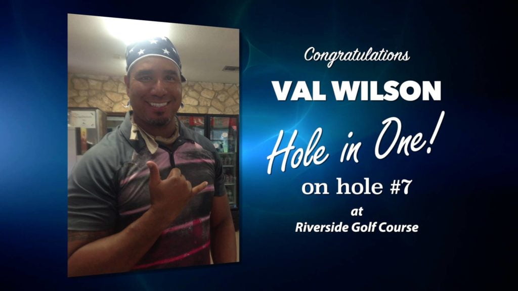 Val Wilson Alamo City Golf Trail Hole in One