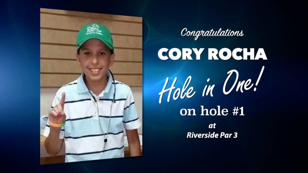 Cory Rocha Alamo City Golf Trail Hole in One