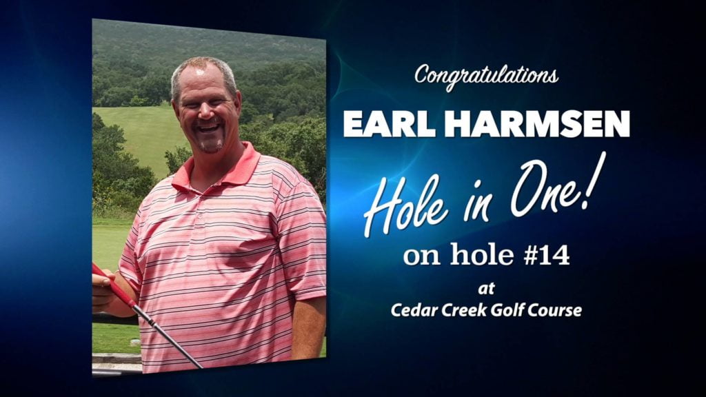 Earl Harmsen Alamo City Golf Trail Hole in One