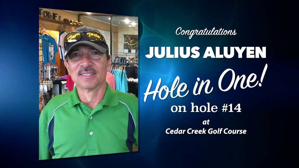Julius Aluyen Alamo City Golf Trail Hole in One