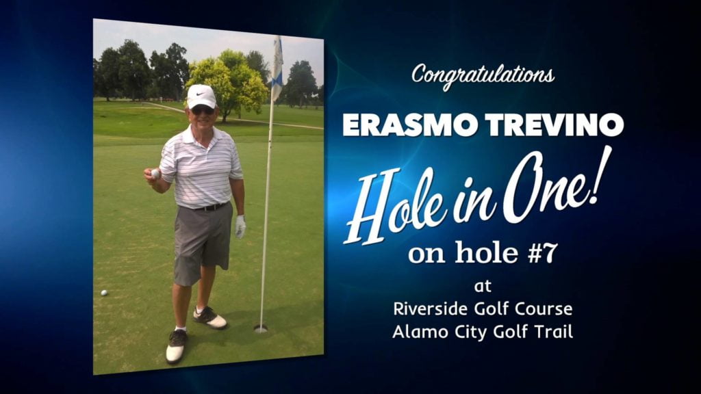 Erasmo Trevino Alamo City Golf Trail Hole in One