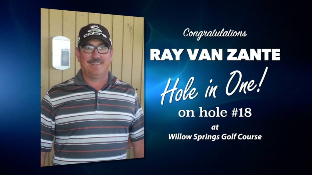 Ray Van Zante Alamo City Golf Trail Hole in One