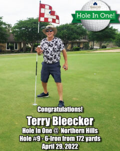 Terry Bleecker hole In One