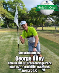 George Riley Hole In One